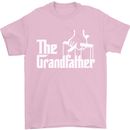 The Grandfather Grandad Grandparent's Day Mens T-Shirt Cotton Gildan Light Pink
