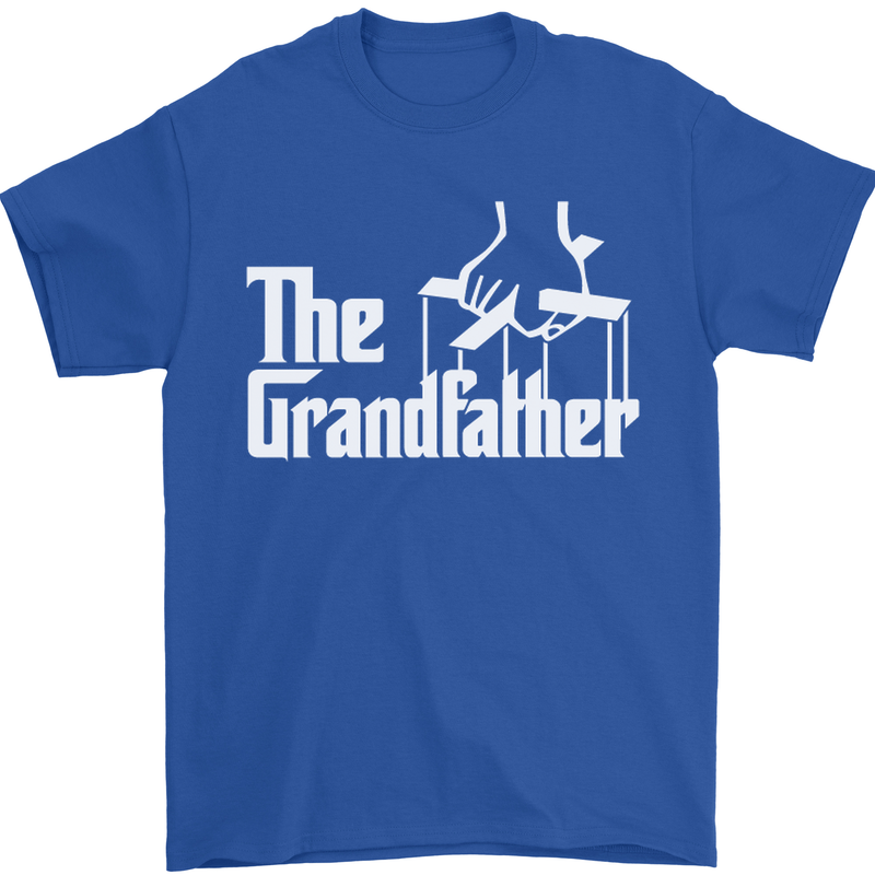 The Grandfather Grandad Grandparent's Day Mens T-Shirt Cotton Gildan Royal Blue