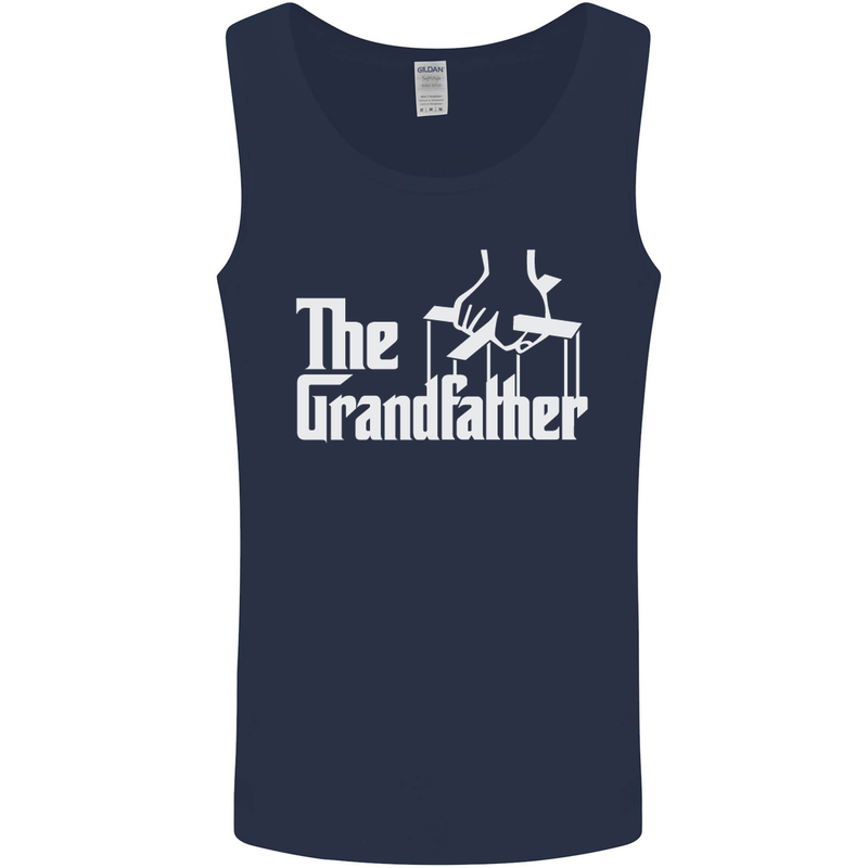 The Grandfather Grandad Grandparent's Day Mens Vest Tank Top Navy Blue
