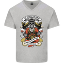 The Greatest Sailorman Sailing Sailor Mens V-Neck Cotton T-Shirt Sports Grey