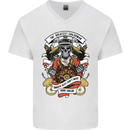 The Greatest Sailorman Sailing Sailor Mens V-Neck Cotton T-Shirt White