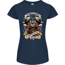 The Greatest Sailorman Sailing Sailor Womens Petite Cut T-Shirt Navy Blue
