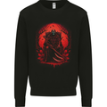 The Grim Reaper On His Throne Gothic Biker Mens Sweatshirt Jumper Black