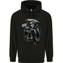 The Grim Reaper Skull Heavy Metal Gothic Childrens Kids Hoodie Black