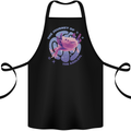 The Journey of the Axolotl Cotton Apron 100% Organic Black