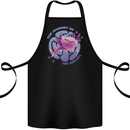 The Journey of the Axolotl Cotton Apron 100% Organic Black
