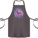 The Journey of the Axolotl Cotton Apron 100% Organic Dark Grey