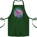 The Journey of the Axolotl Cotton Apron 100% Organic Forest Green