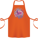The Journey of the Axolotl Cotton Apron 100% Organic Orange