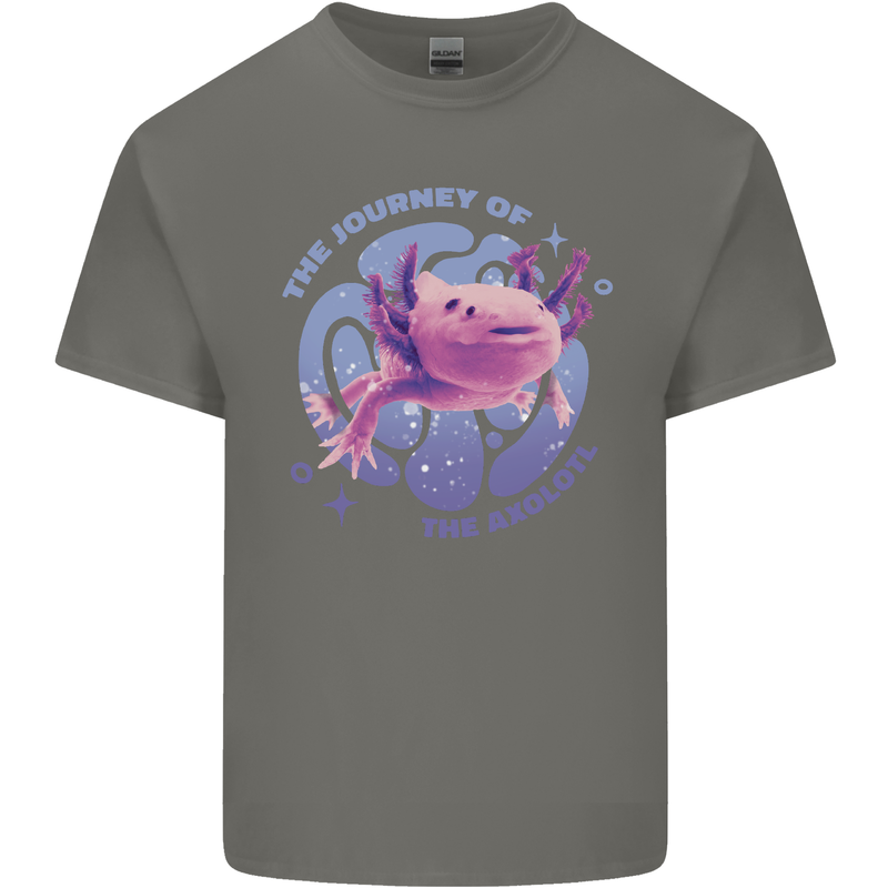 The Journey of the Axolotl Kids T-Shirt Childrens Charcoal