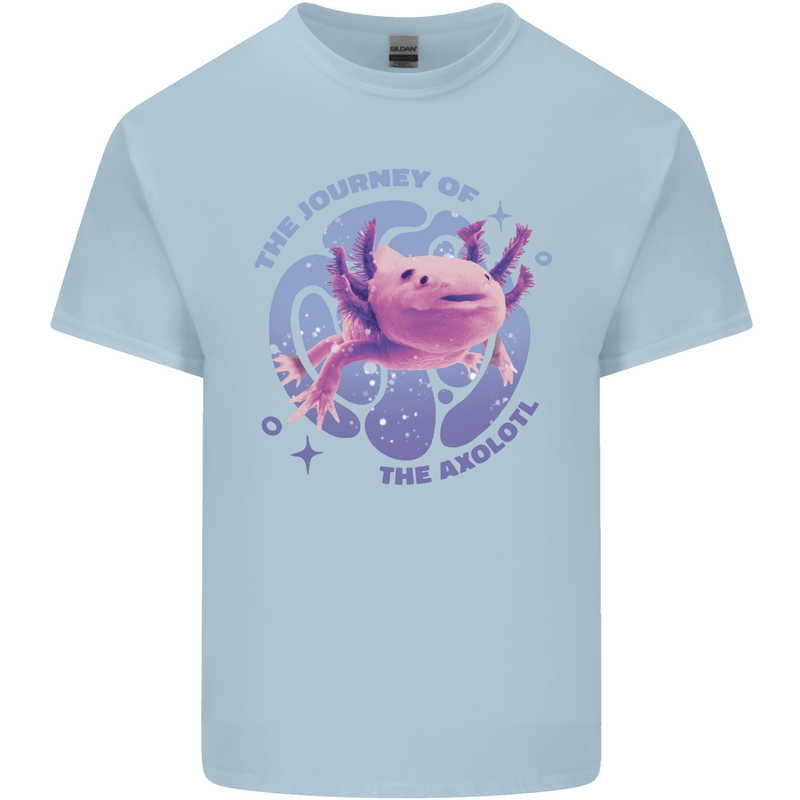The Journey of the Axolotl Kids T-Shirt Childrens Light Blue