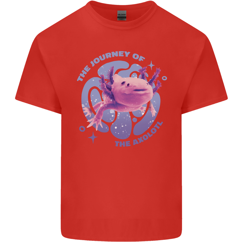 The Journey of the Axolotl Kids T-Shirt Childrens Red