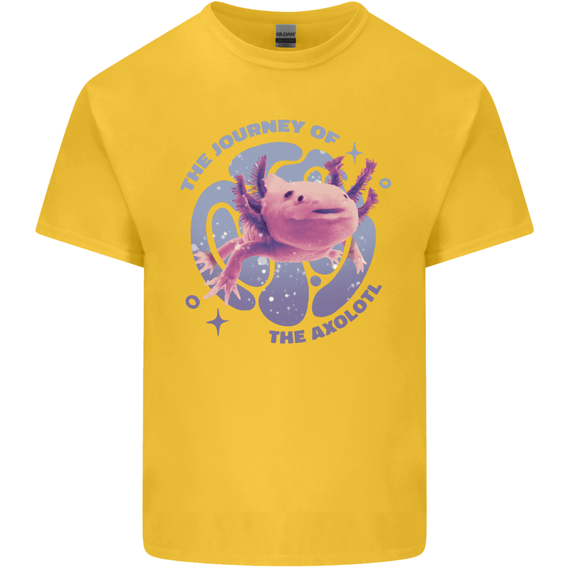 The Journey of the Axolotl Kids T-Shirt Childrens Yellow