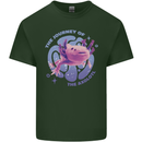 The Journey of the Axolotl Mens Cotton T-Shirt Tee Top Forest Green