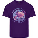 The Journey of the Axolotl Mens Cotton T-Shirt Tee Top Purple