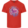 The Journey of the Axolotl Mens Cotton T-Shirt Tee Top Red