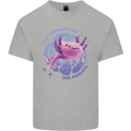 The Journey of the Axolotl Mens Cotton T-Shirt Tee Top Sports Grey