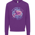The Journey of the Axolotl Mens Sweatshirt Jumper Purple