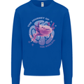 The Journey of the Axolotl Mens Sweatshirt Jumper Royal Blue