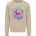 The Journey of the Axolotl Mens Sweatshirt Jumper Sand