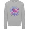 The Journey of the Axolotl Mens Sweatshirt Jumper Sports Grey