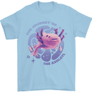 The Journey of the Axolotl Mens T-Shirt Cotton Gildan Light Blue