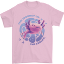 The Journey of the Axolotl Mens T-Shirt Cotton Gildan Light Pink