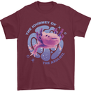 The Journey of the Axolotl Mens T-Shirt Cotton Gildan Maroon