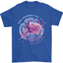 The Journey of the Axolotl Mens T-Shirt Cotton Gildan Royal Blue