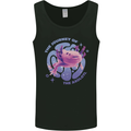 The Journey of the Axolotl Mens Vest Tank Top Black