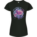The Journey of the Axolotl Womens Petite Cut T-Shirt Black