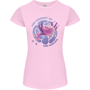 The Journey of the Axolotl Womens Petite Cut T-Shirt Light Pink