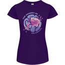 The Journey of the Axolotl Womens Petite Cut T-Shirt Purple