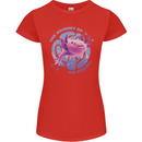 The Journey of the Axolotl Womens Petite Cut T-Shirt Red