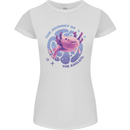 The Journey of the Axolotl Womens Petite Cut T-Shirt White