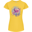 The Journey of the Axolotl Womens Petite Cut T-Shirt Yellow