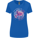 The Journey of the Axolotl Womens Wider Cut T-Shirt Royal Blue