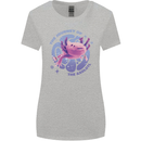 The Journey of the Axolotl Womens Wider Cut T-Shirt Sports Grey