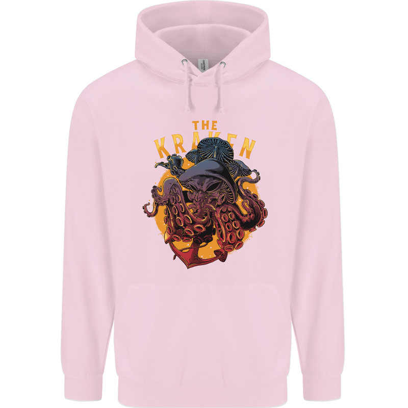 The Kraken Octopus Cthulhu Scuba Diving Childrens Kids Hoodie Light Pink
