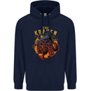 The Kraken Octopus Cthulhu Scuba Diving Childrens Kids Hoodie Navy Blue