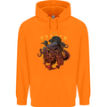 The Kraken Octopus Cthulhu Scuba Diving Childrens Kids Hoodie Orange