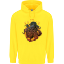 The Kraken Octopus Cthulhu Scuba Diving Childrens Kids Hoodie Yellow