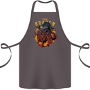 The Kraken Octopus Cthulhu Scuba Diving Cotton Apron 100% Organic Dark Grey