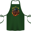 The Kraken Octopus Cthulhu Scuba Diving Cotton Apron 100% Organic Forest Green