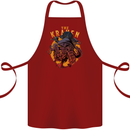The Kraken Octopus Cthulhu Scuba Diving Cotton Apron 100% Organic Maroon