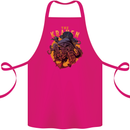 The Kraken Octopus Cthulhu Scuba Diving Cotton Apron 100% Organic Pink