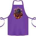 The Kraken Octopus Cthulhu Scuba Diving Cotton Apron 100% Organic Purple