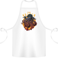 The Kraken Octopus Cthulhu Scuba Diving Cotton Apron 100% Organic White