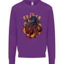 The Kraken Octopus Cthulhu Scuba Diving Kids Sweatshirt Jumper Purple