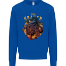 The Kraken Octopus Cthulhu Scuba Diving Kids Sweatshirt Jumper Royal Blue